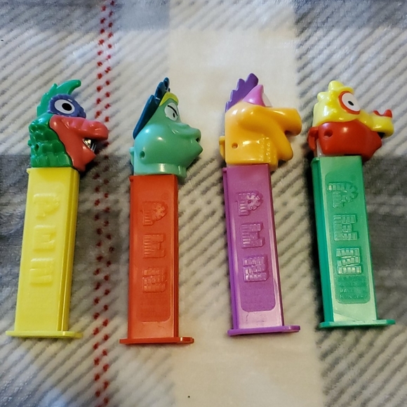 Pez-A-Saurs set of 4, no issues, 1995 Pez Dispense - Picture 5 of 5